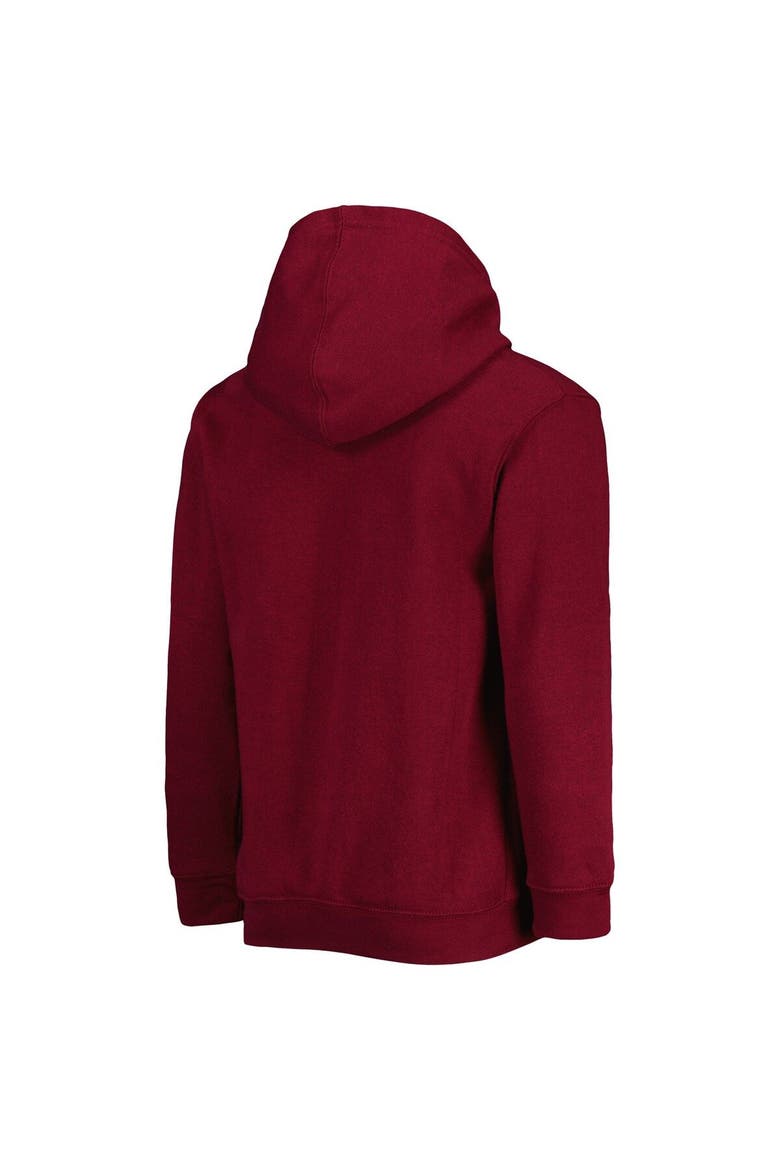 Youth Burgundy/Heather Gray Washington Commanders Double Up Pullover Hoodie & Pants Set, Alternate, color, Burgundy