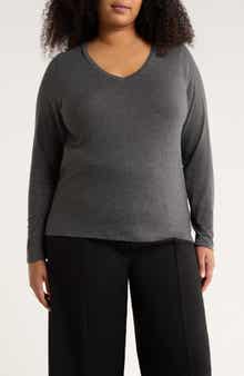 Eileen Fisher V-Neck Long Sleeve T-Shirt