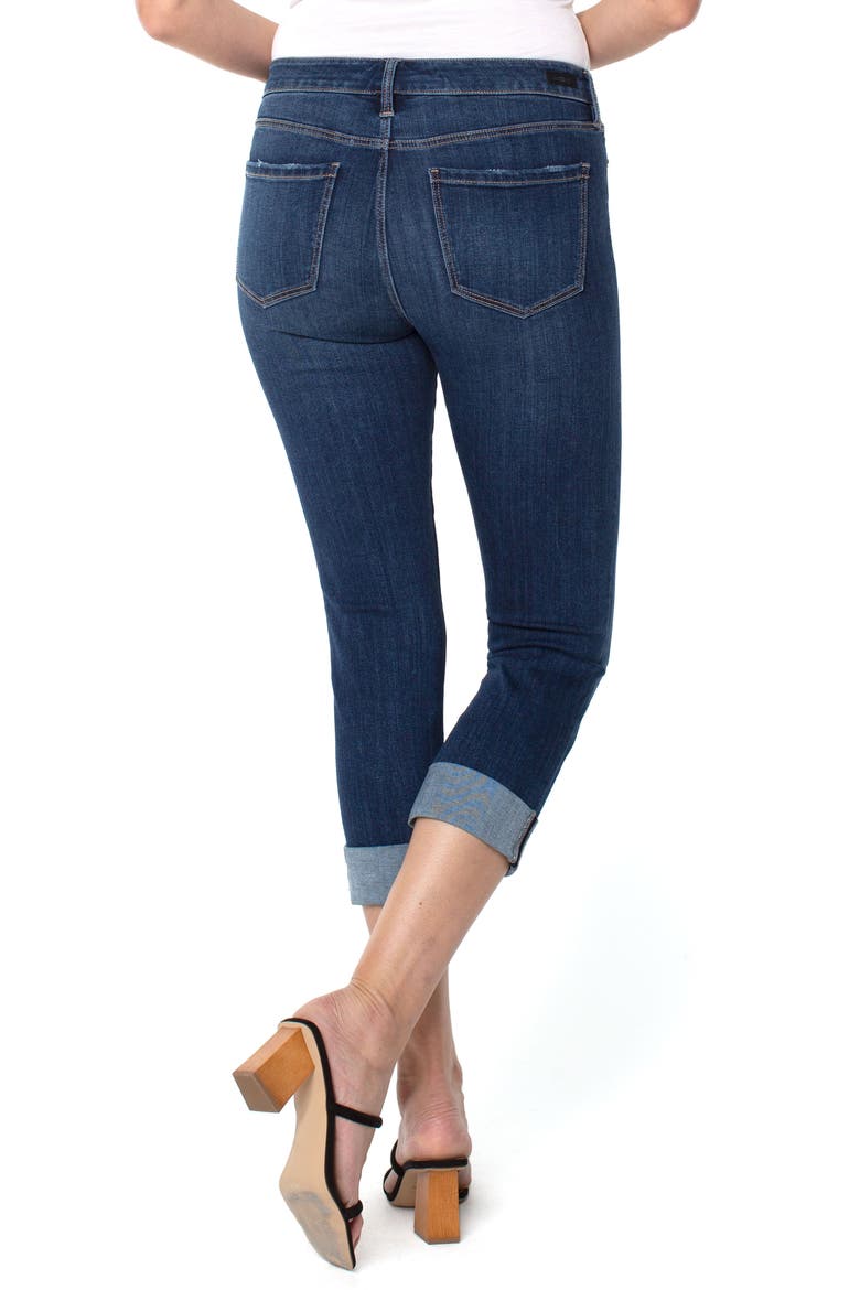 Liverpool Charlie Wide Cuff Capri Jeans, Alternate, color, EASTON