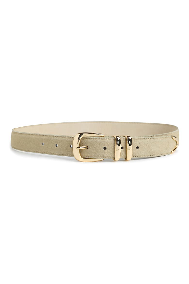 The Jordan Suede Belt, Main, color, BEIGE