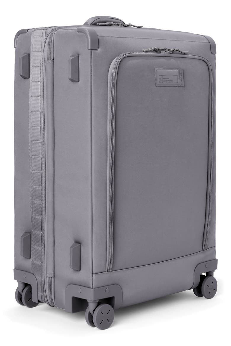 Sydney Checked Rolling Luggage, Alternate, color, ASH GREY
