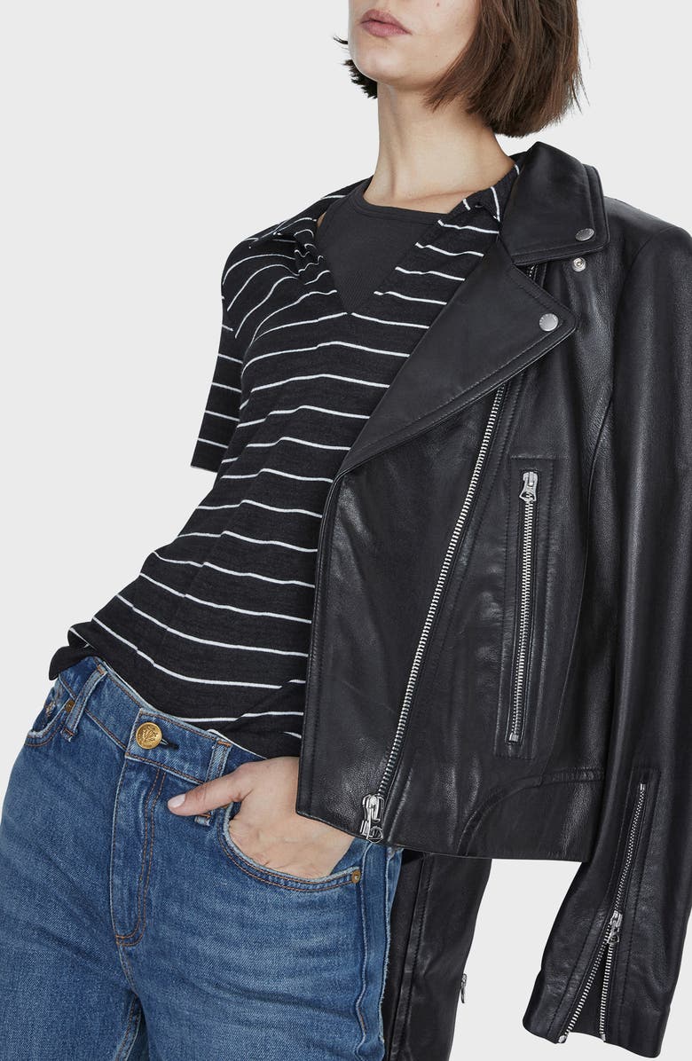 rag & bone Stripe Polo Shirt, Alternate, color, 