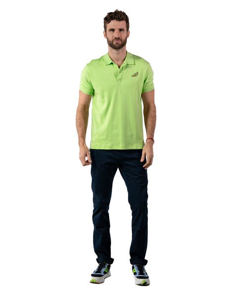 Woodpecker Pima Cotton Polo Shirt In Green