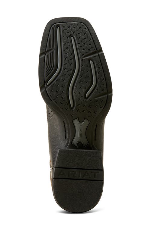 Ariat Sport Wide Square Toe Cowboy Boot In Black