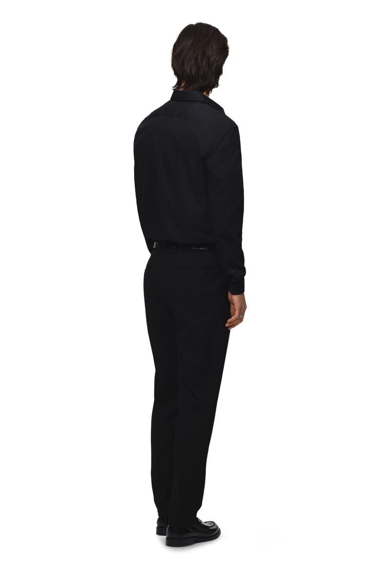 Slim Fit Easy-iron Shirt, Alternate, color, Black