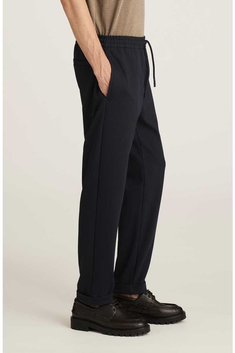 Drawstring Jersey Pants, Alternate, color, BARITONE BLUE