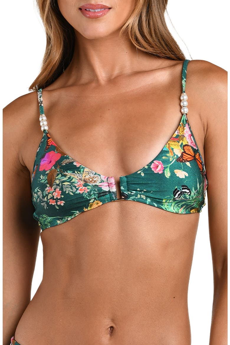 Yazmin Chardona Bikini Top, Main, color, GREEN MULTI