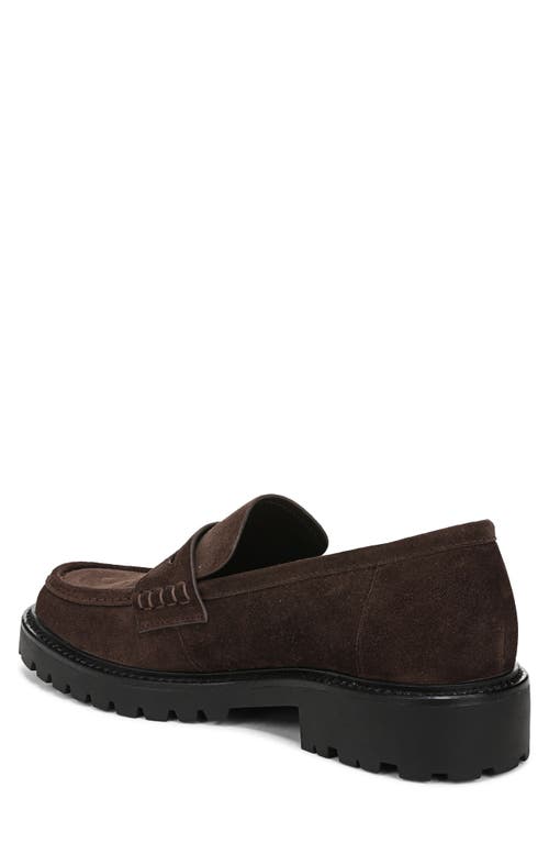 Vince Delmore Penny Loafer In Brown