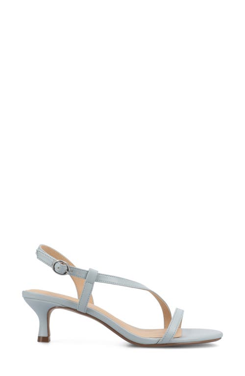 Journee Collection Jemry Kitten Heel Sandal In Blue
