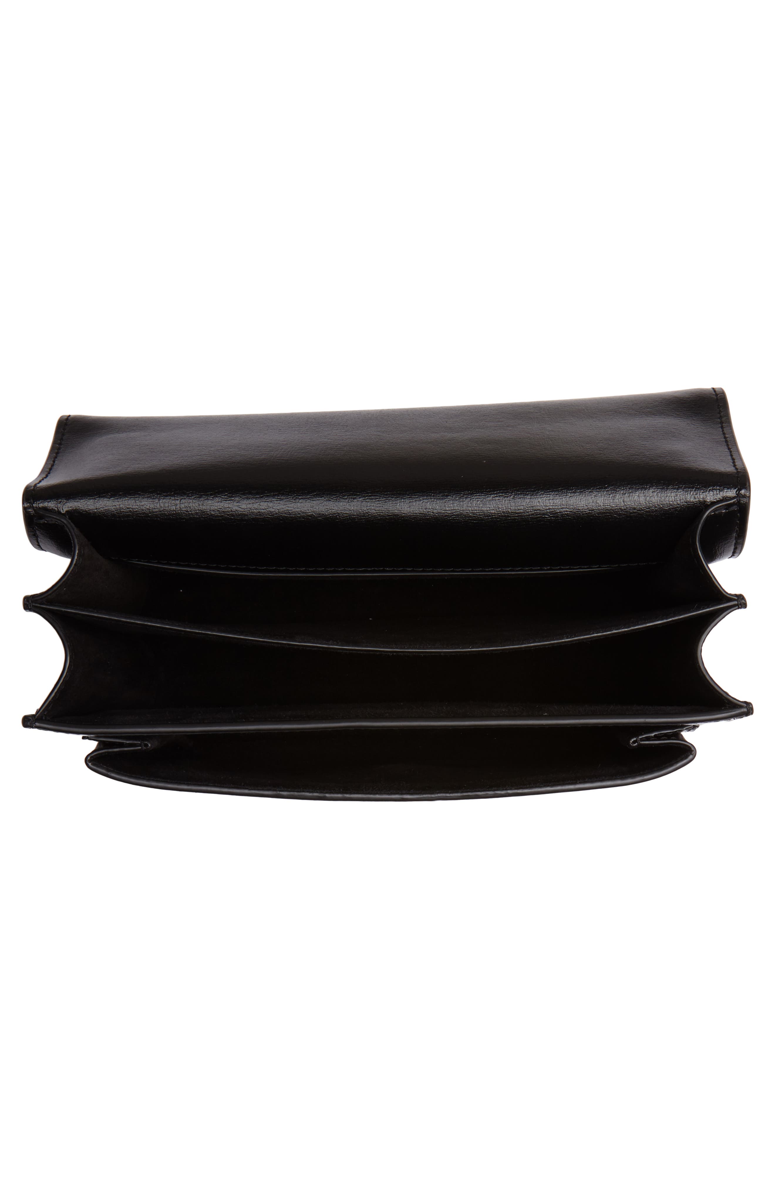 Saint Laurent Medium Sunset Calfskin Shoulder Bag, Alternate, color, 