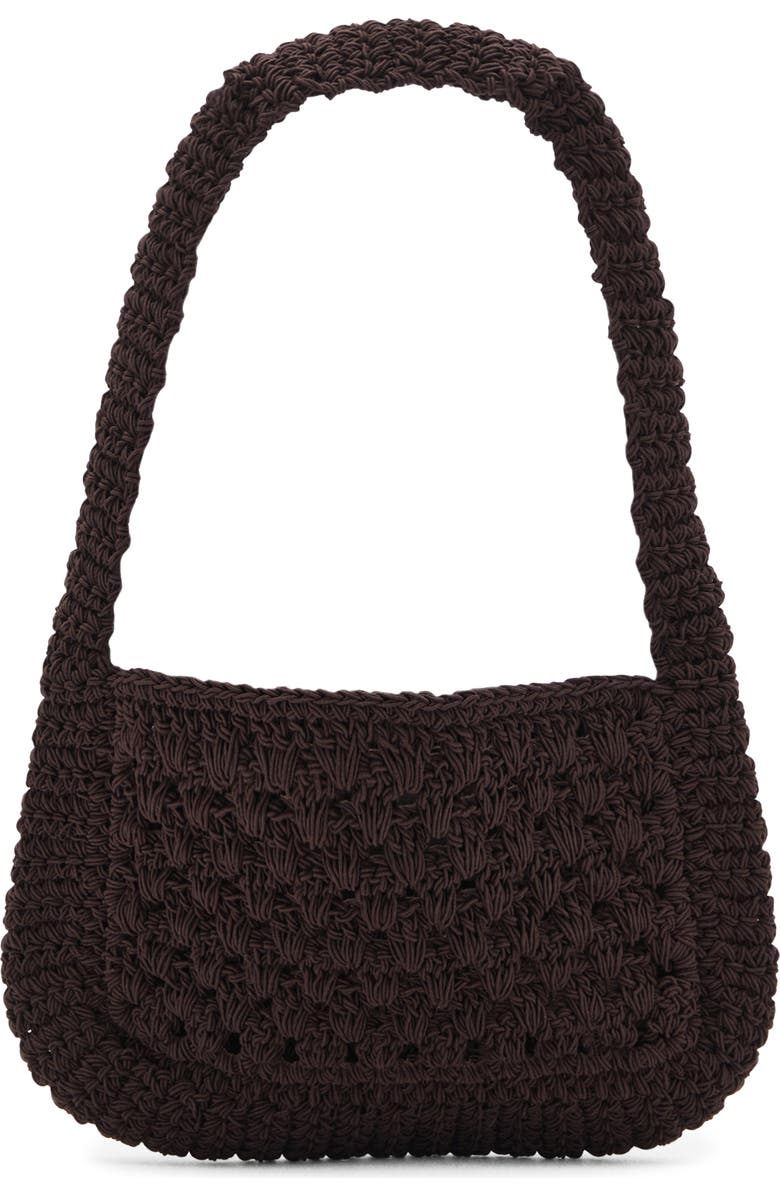 MANGO Woven Shoulder Bag, Main, color,