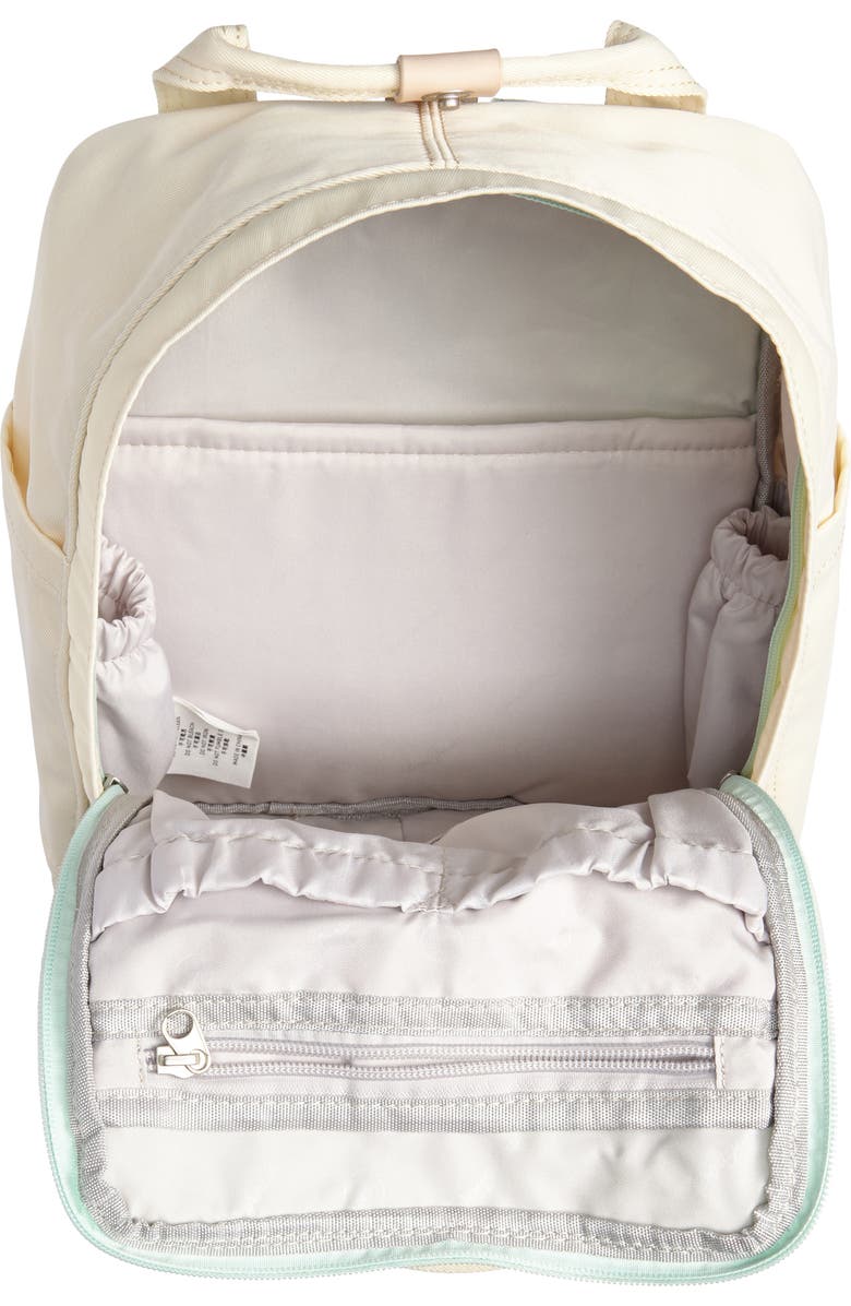 Doughnut Mini Macaroon Colorblock Water Resistant Backpack, Alternate, color,
