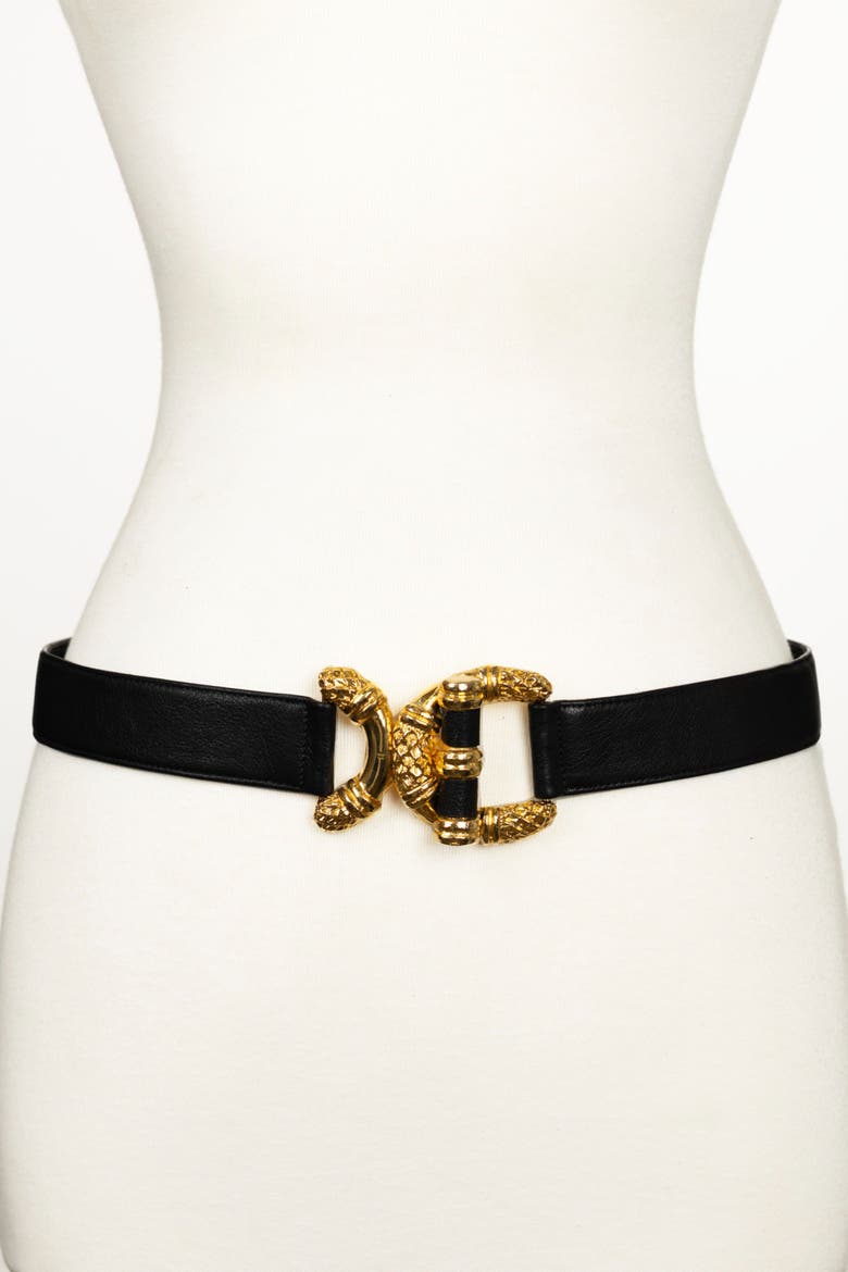 Corset Leather Belt, Alternate, color, Cognac