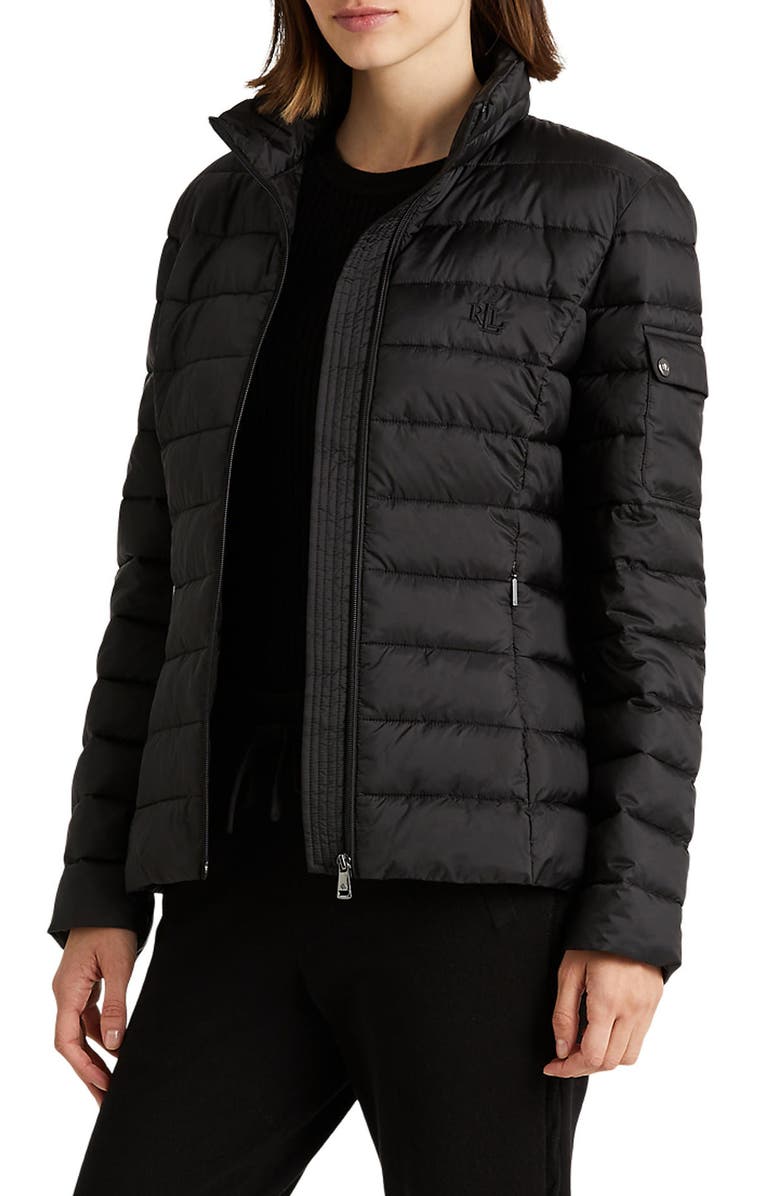Lauren Ralph Lauren Recycled Polyester Puffer Jacket, Main, color,