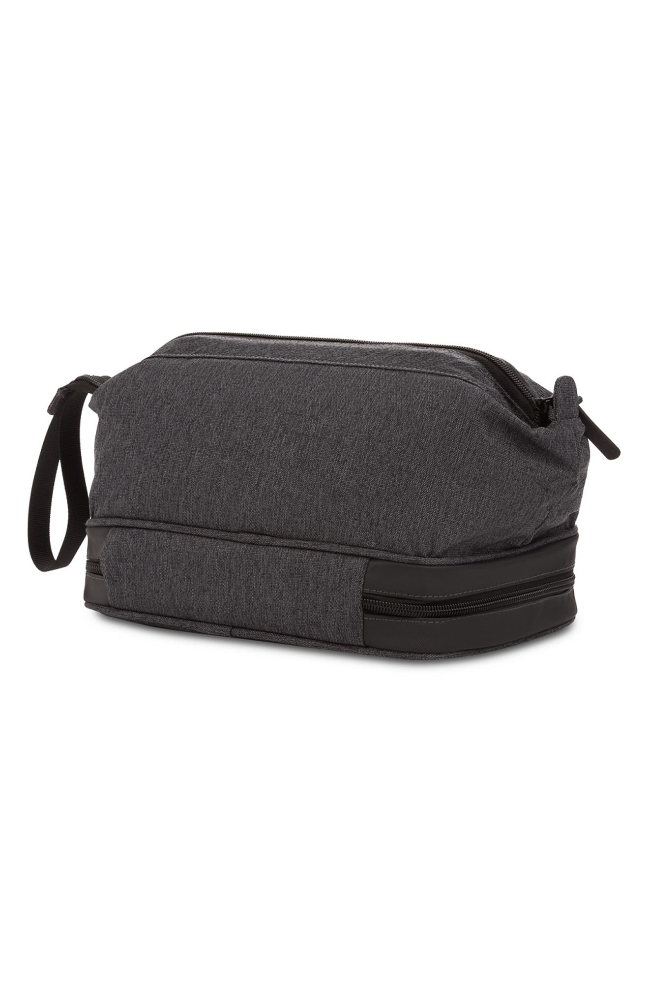 SWISSGEAR 3880 Deluxe Toiletry Bag, Alternate, color, Gray