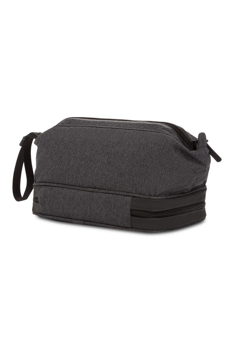 3880 Deluxe Toiletry Bag, Alternate, color, GRAY