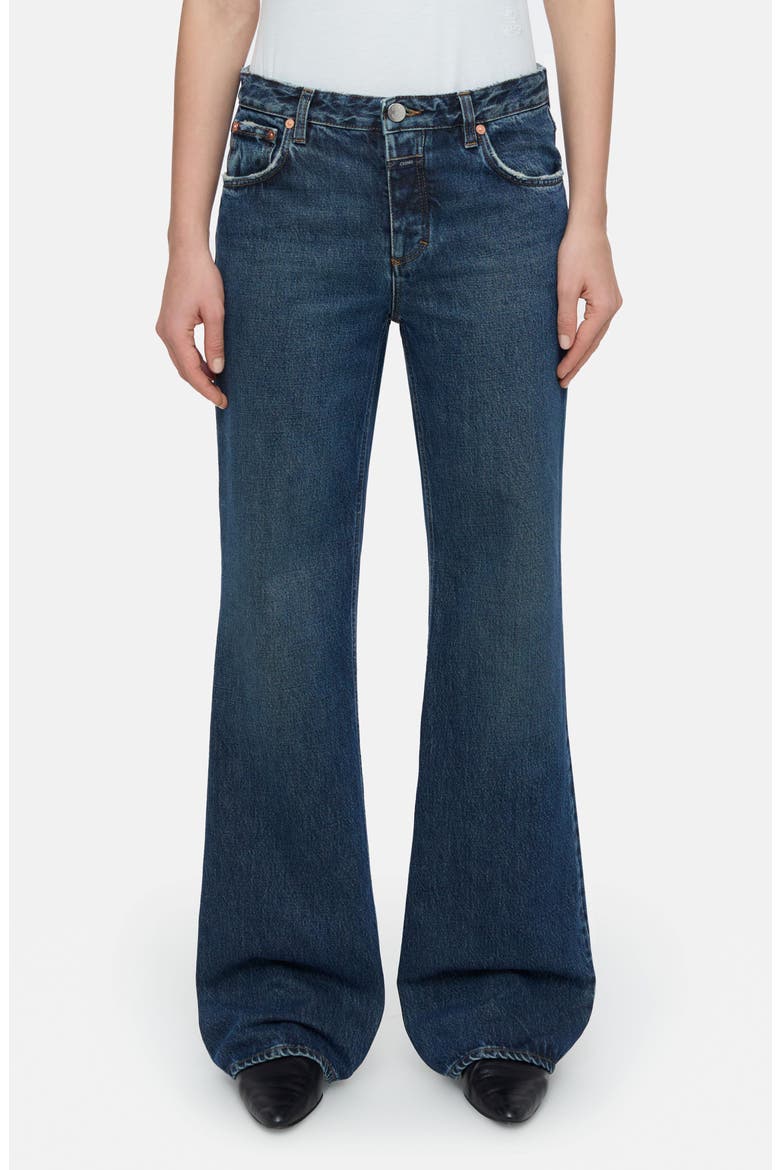 Gillan Wide Leg Jeans, Main, color, DARK BLUE