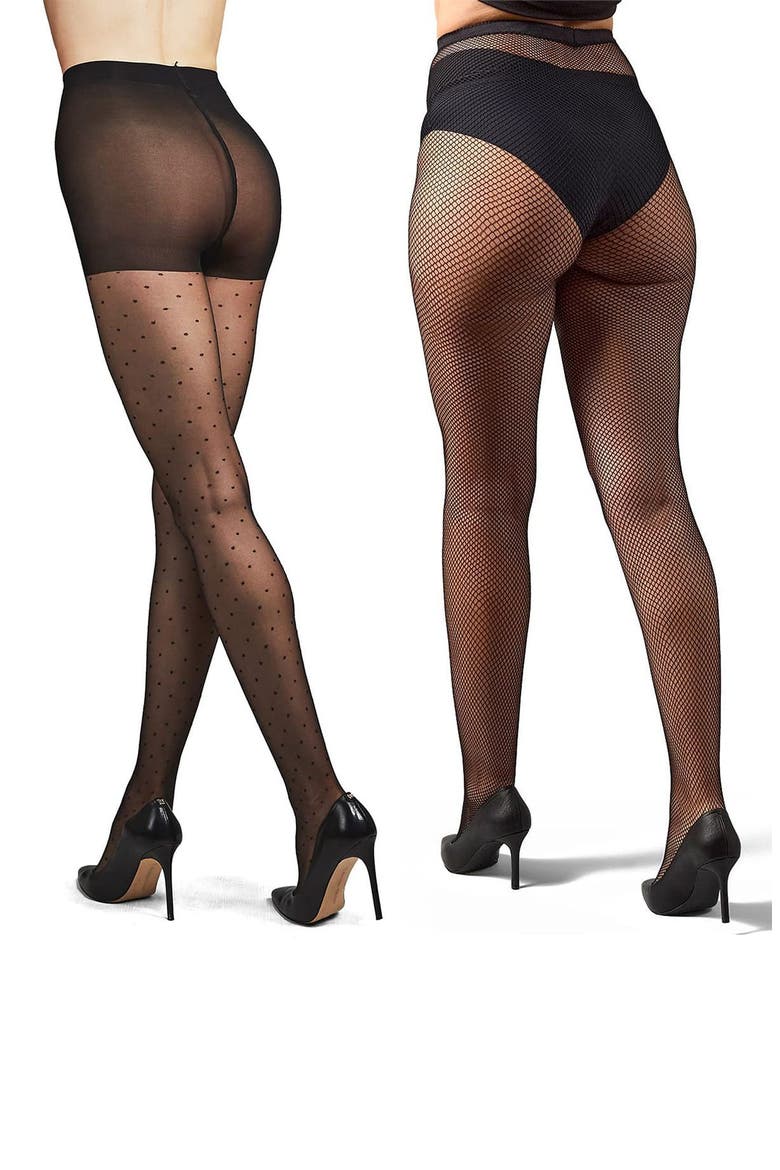 2-Pack Tights, Alternate, color, BLACK-BLACK