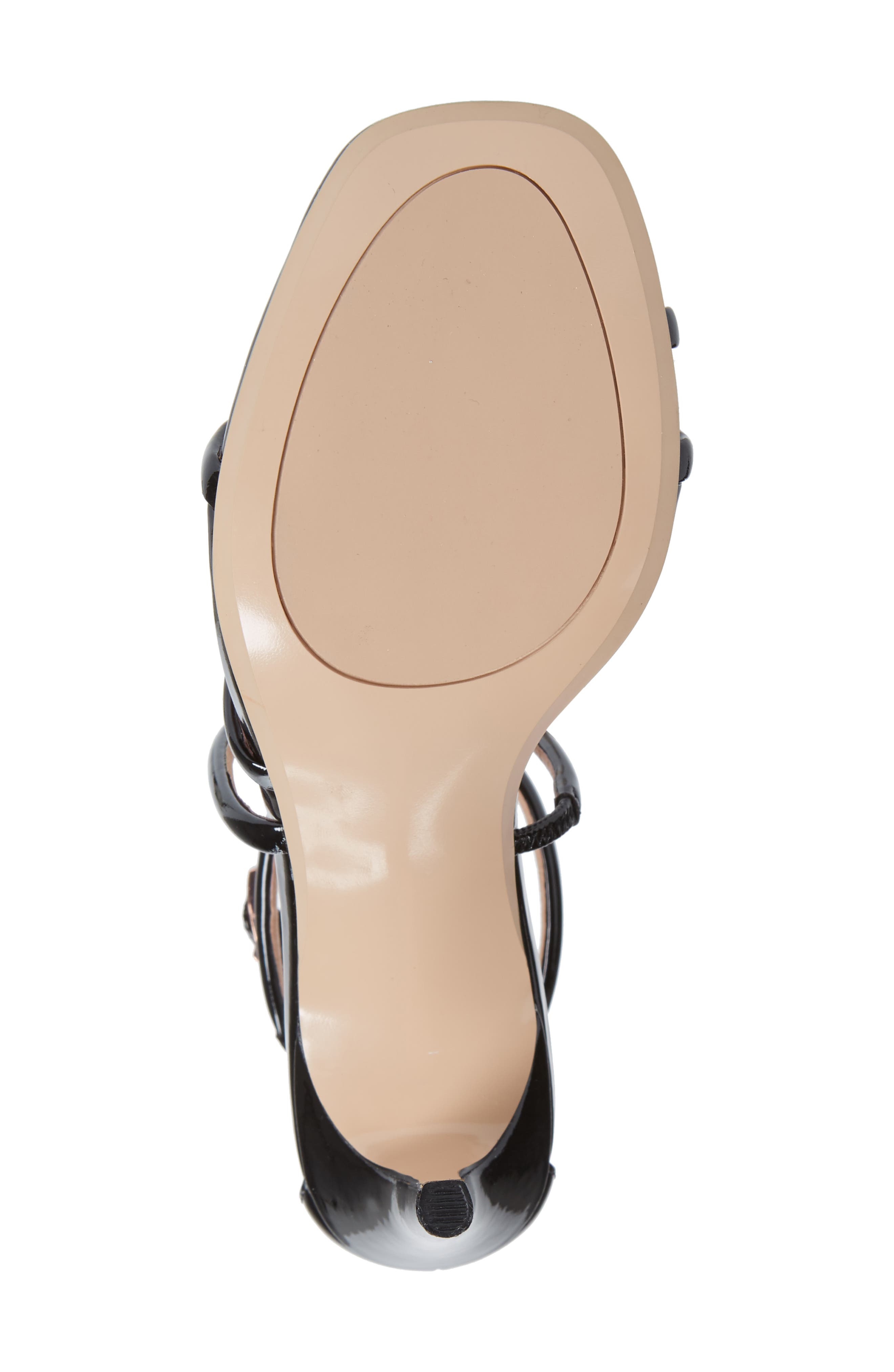 x Atlantic-Pacific Violetta Multi Strap Sandal, Alternate, color, BLACK PATENT