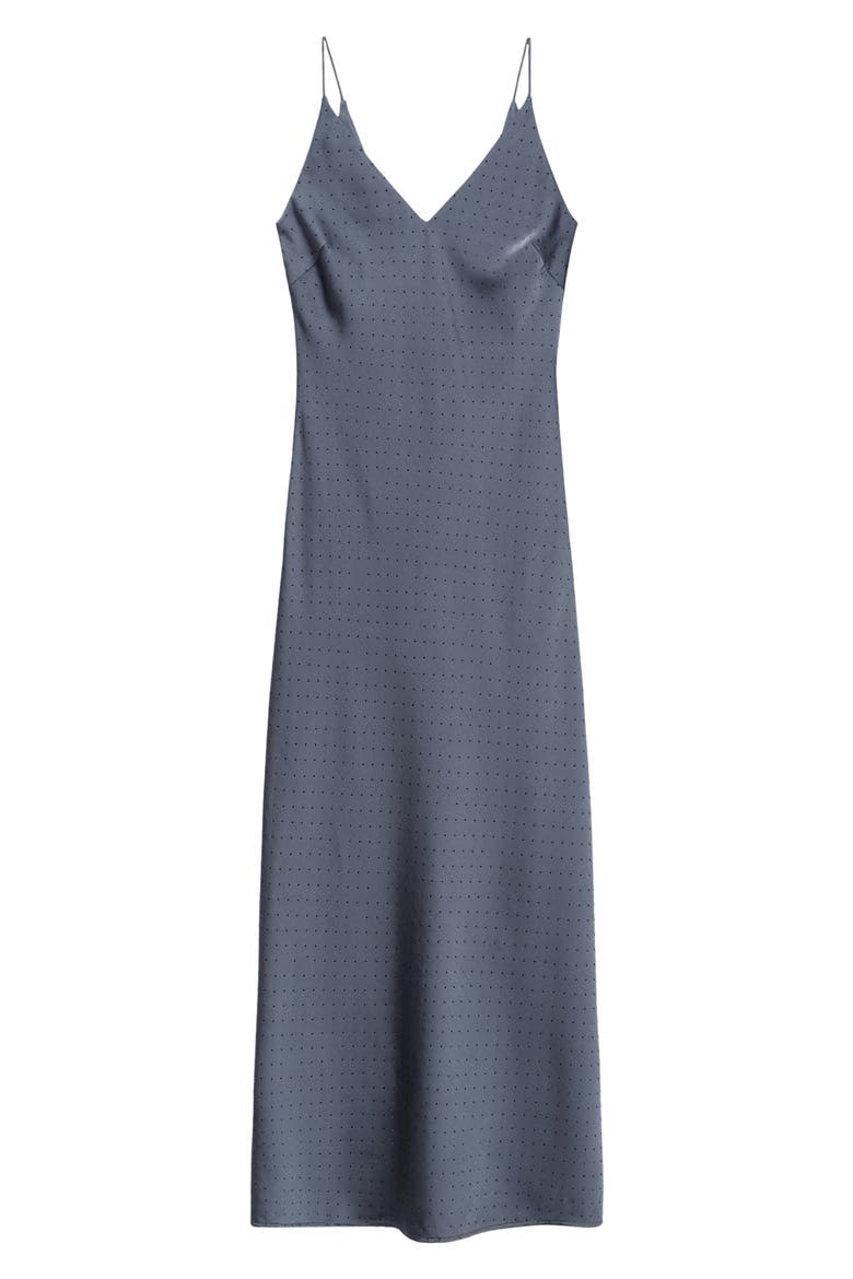 Cross Rhinestone Maxi Slipdress, Alternate, color, DENIM GREY