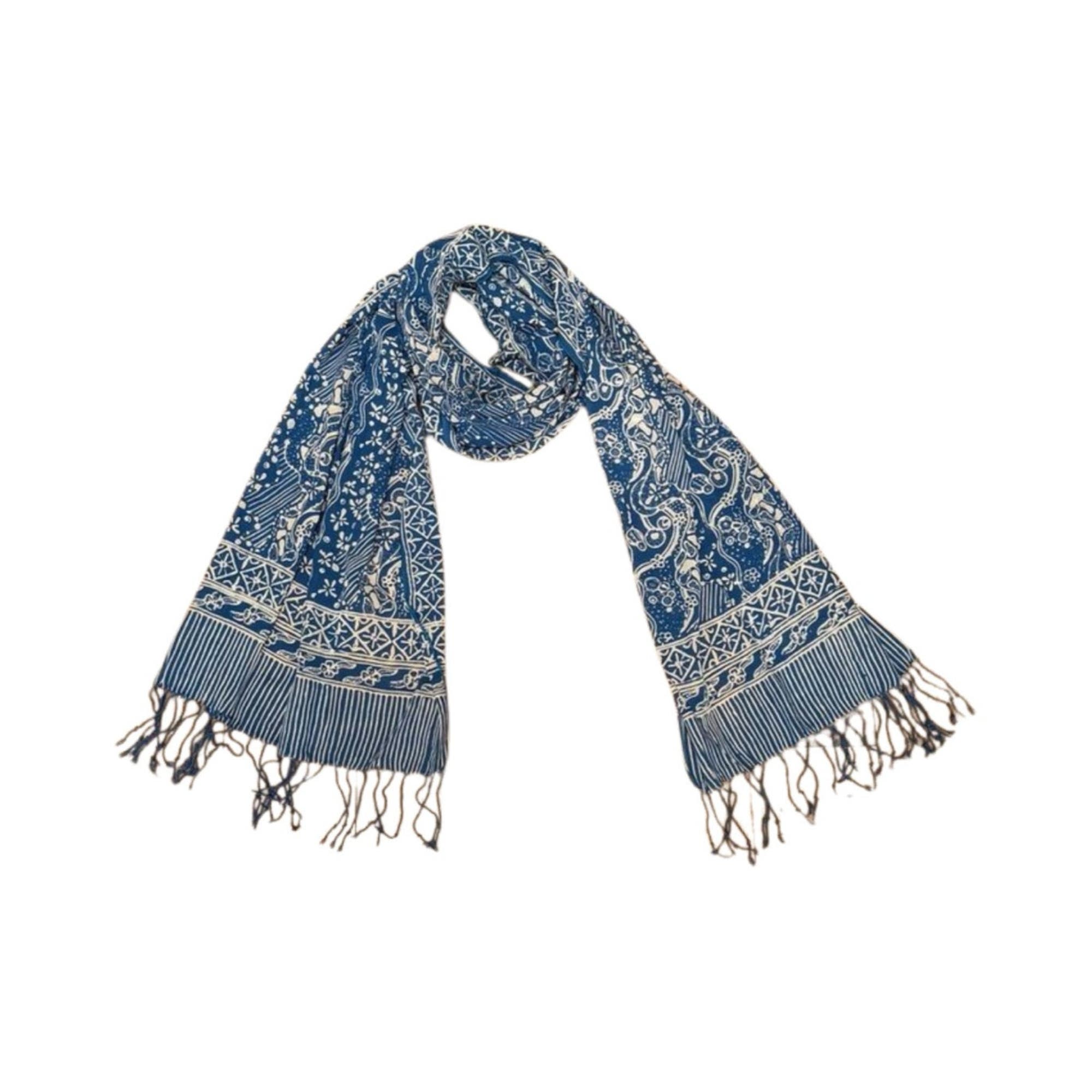 selected Blue White