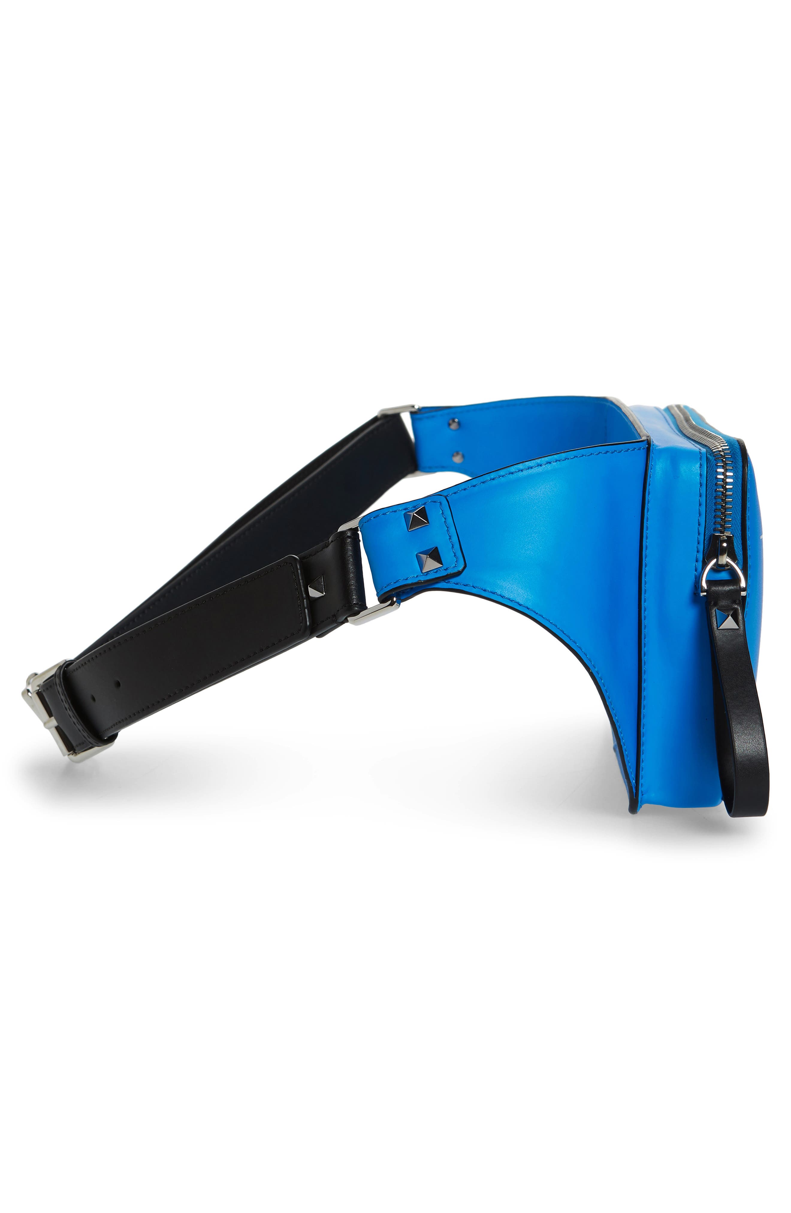 Valentino Garavani Valentino VLTN Logo Leather Belt Bag, Alternate, color, 