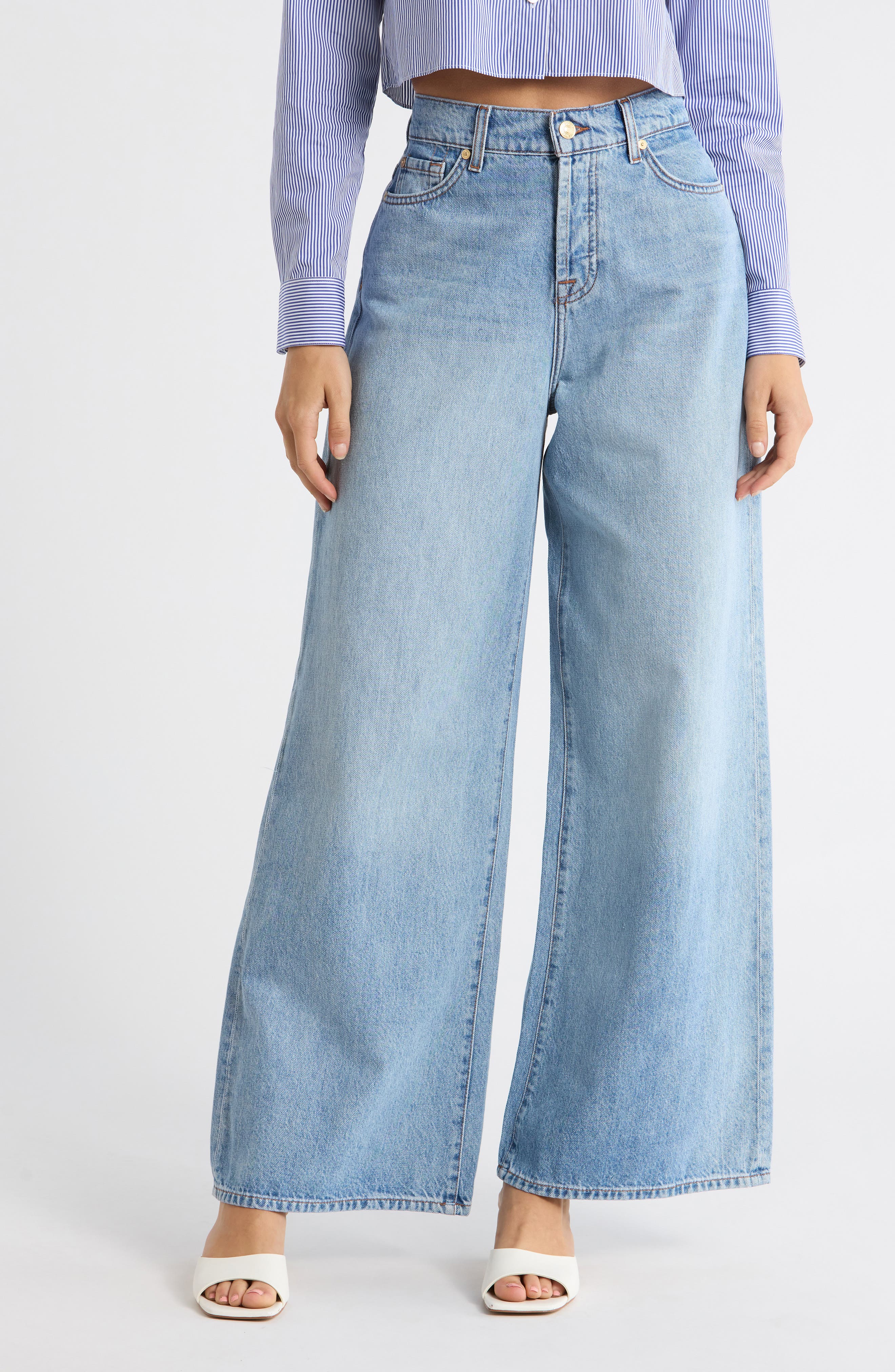 7 For All Mankind Zoey Wide Leg Jeans