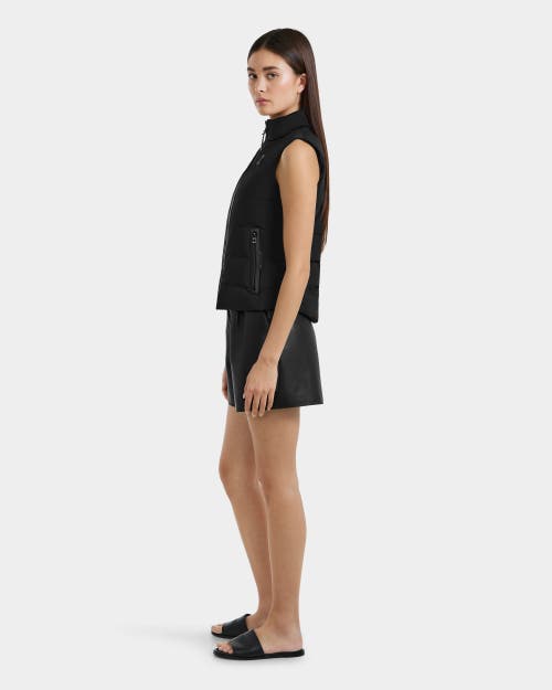 Rudsak Light Down Quilted Vest In Black