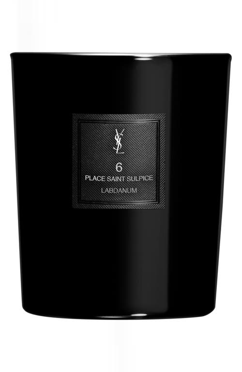 Saint Laurent Yves 6 Place Saint Sulpice Candle In Black