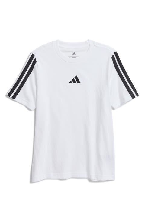 Kids' 3-Stripe Cotton Jersey T-Shirt (Big Kid)