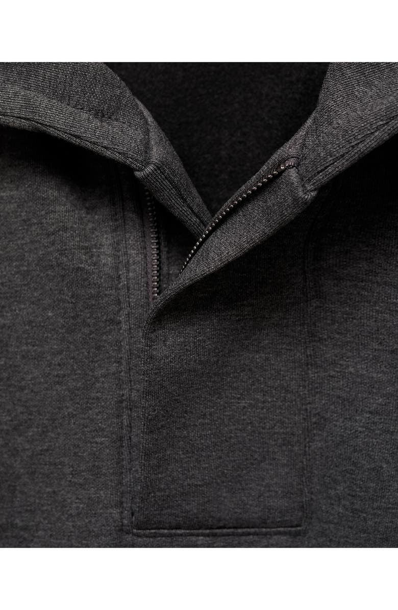 MANGO Half Zip Hoodie, Alternate, color, 