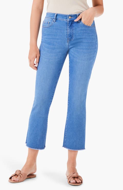 High Waist Demi Bootcut Ankle Jeans (Horizon)