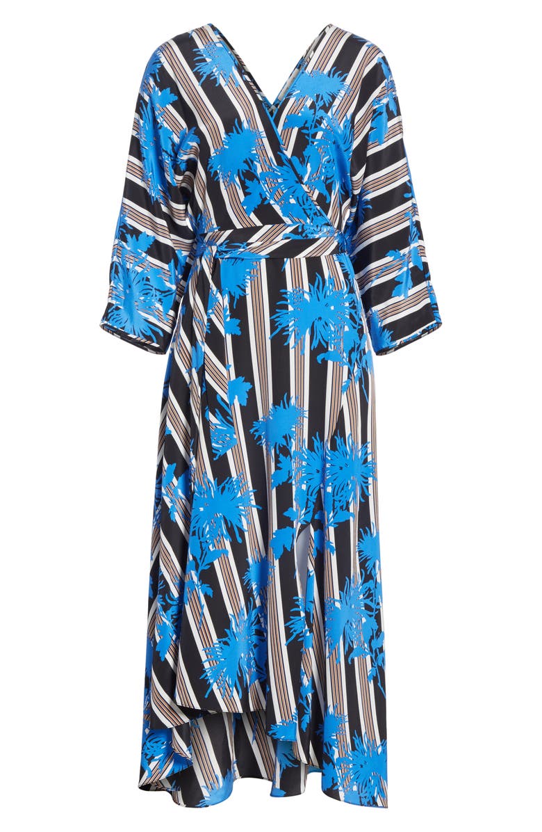 DVF Eloise Silk Wrap Midi Dress, Alternate, color, 