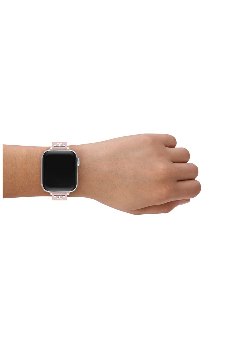 Leather 14mm Apple Watch® Watchband, Alternate, color, BLUSH