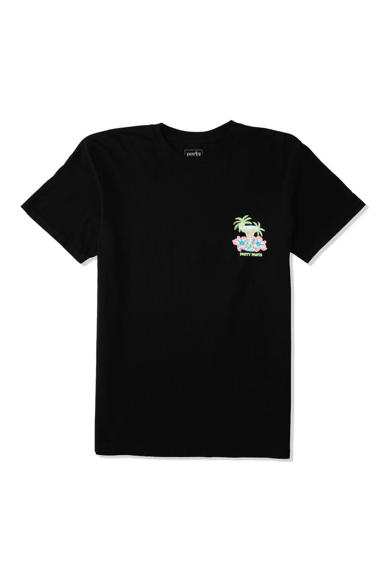 Par-Tee Time Graphic T-Shirt, Main, color, BLACK
