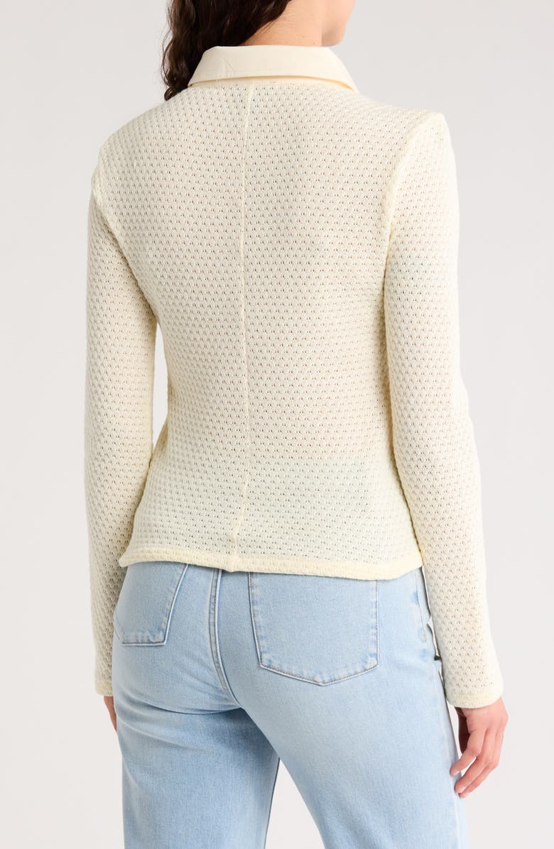 Carine Open Stitch Polo