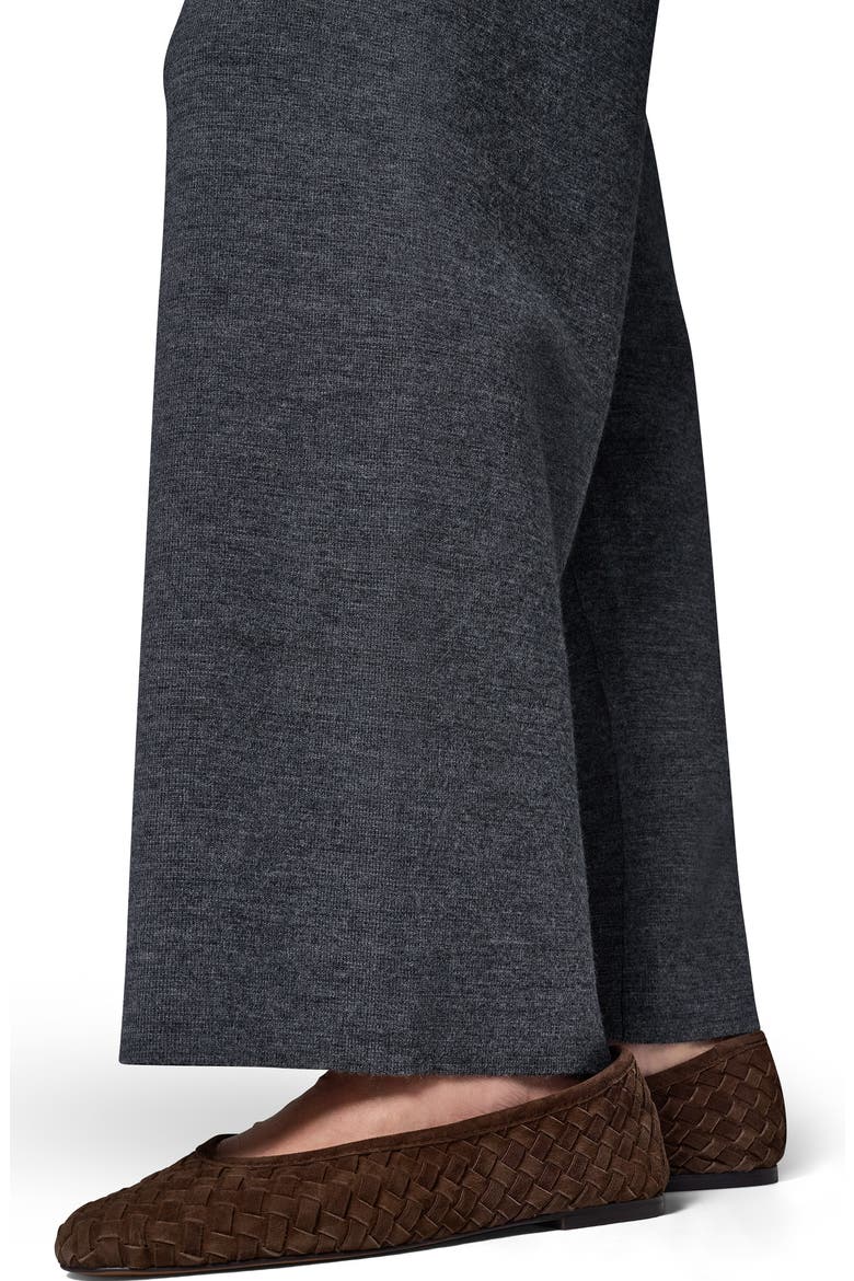 Pull On Merino Wool Blend Full Leg Pants, Alternate, color, CHARCOAL H