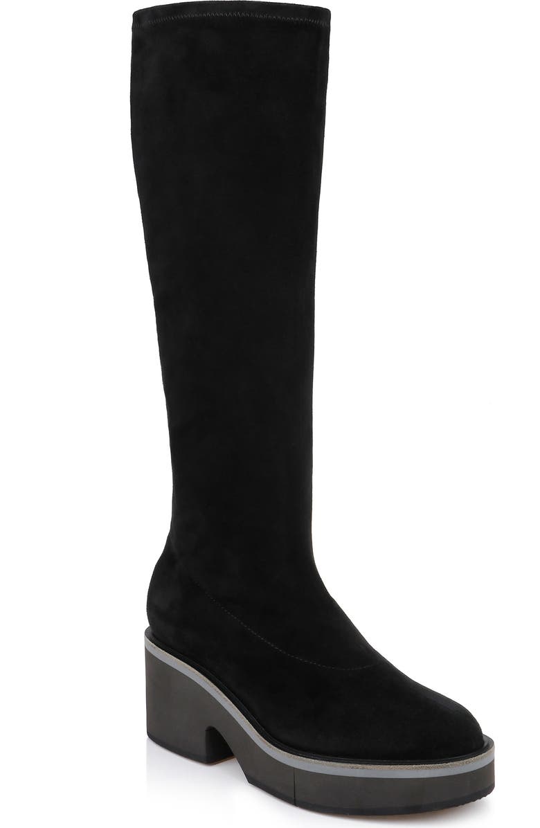 CLERGERIE ANKI Leather Knee-High Platform Boot, Main, color,
