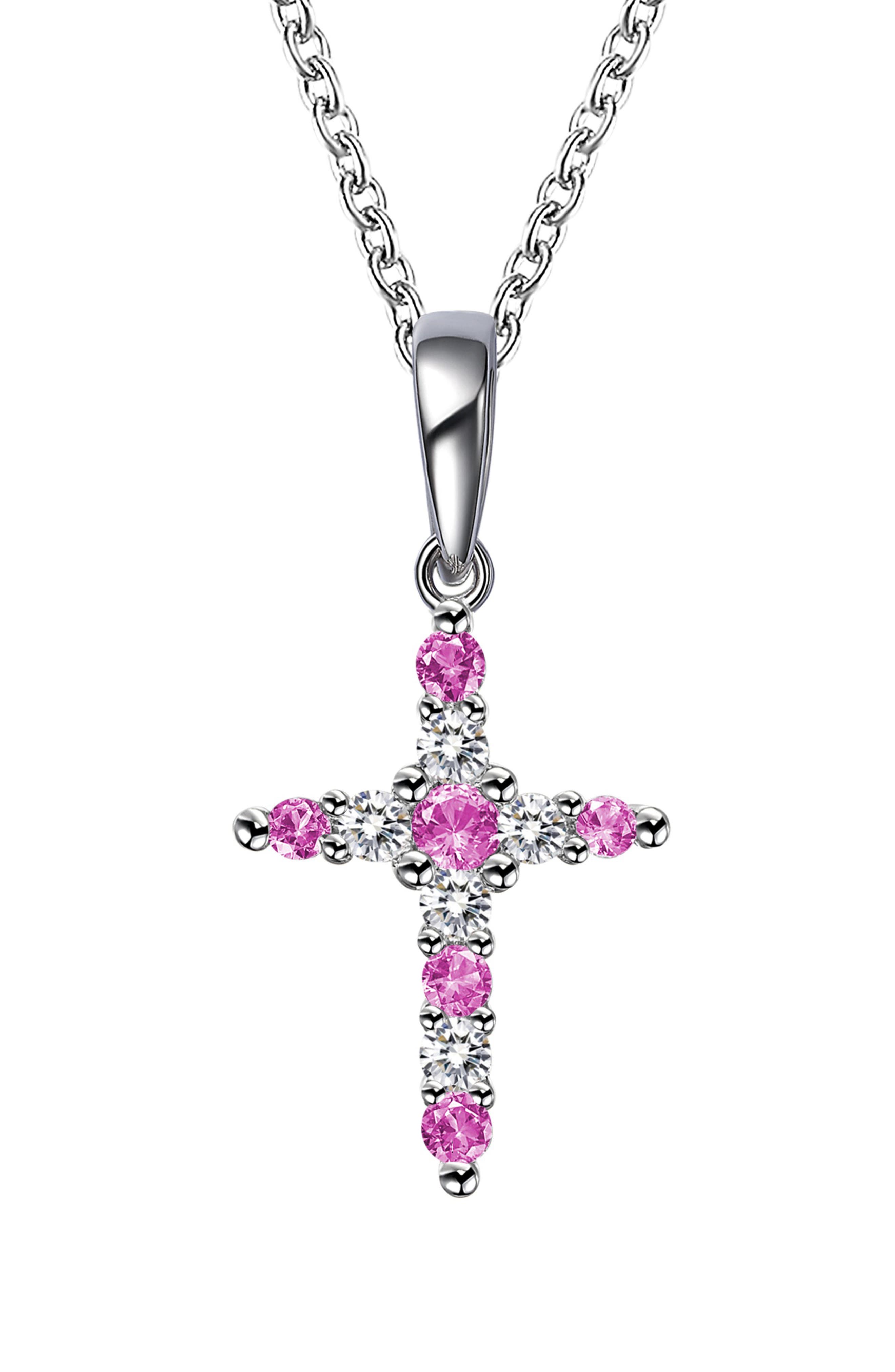PINK TOURMALINE/WHITE