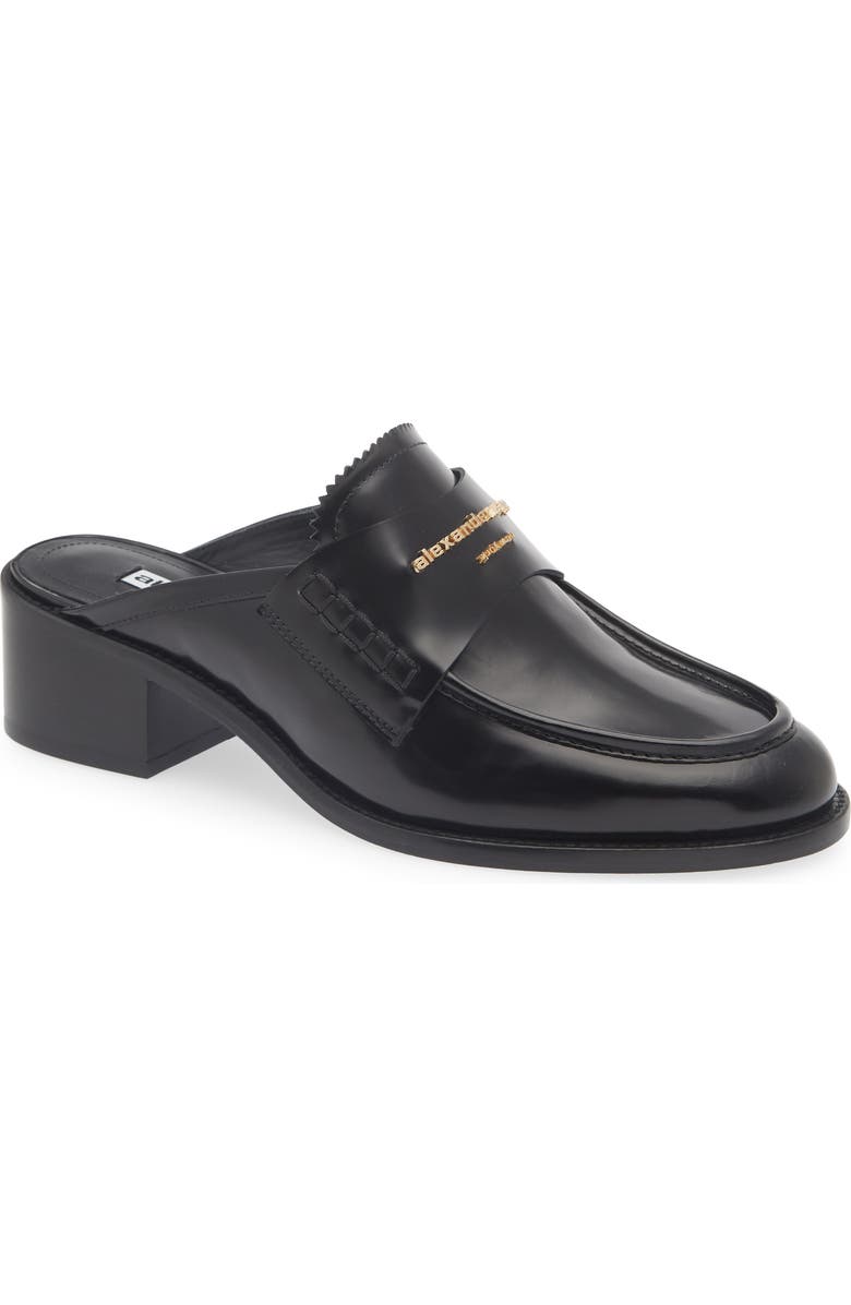 Alexander Wang Carter Loafer Mule, Main, color, Black