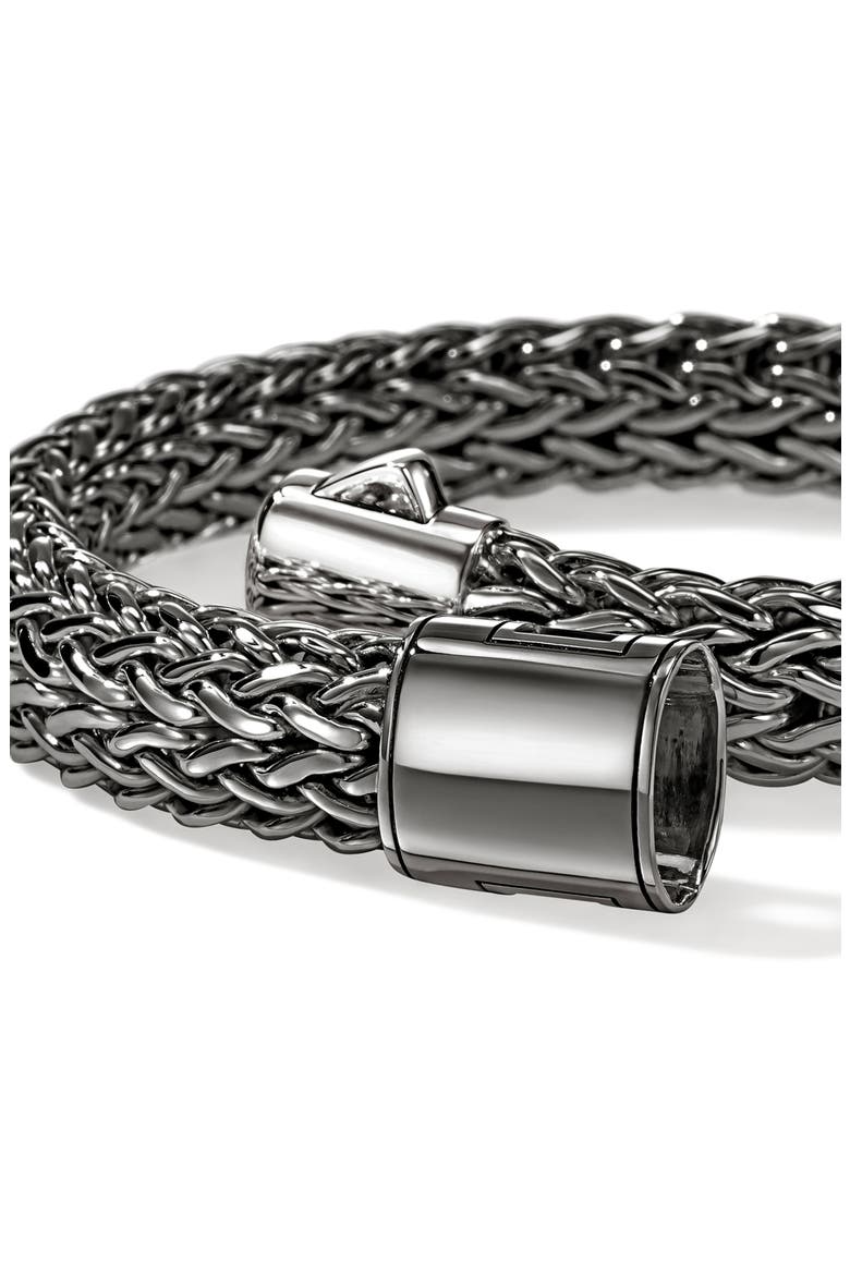 Icon Bracelet, 10.5mm, Alternate, color, DARKENED SILVER