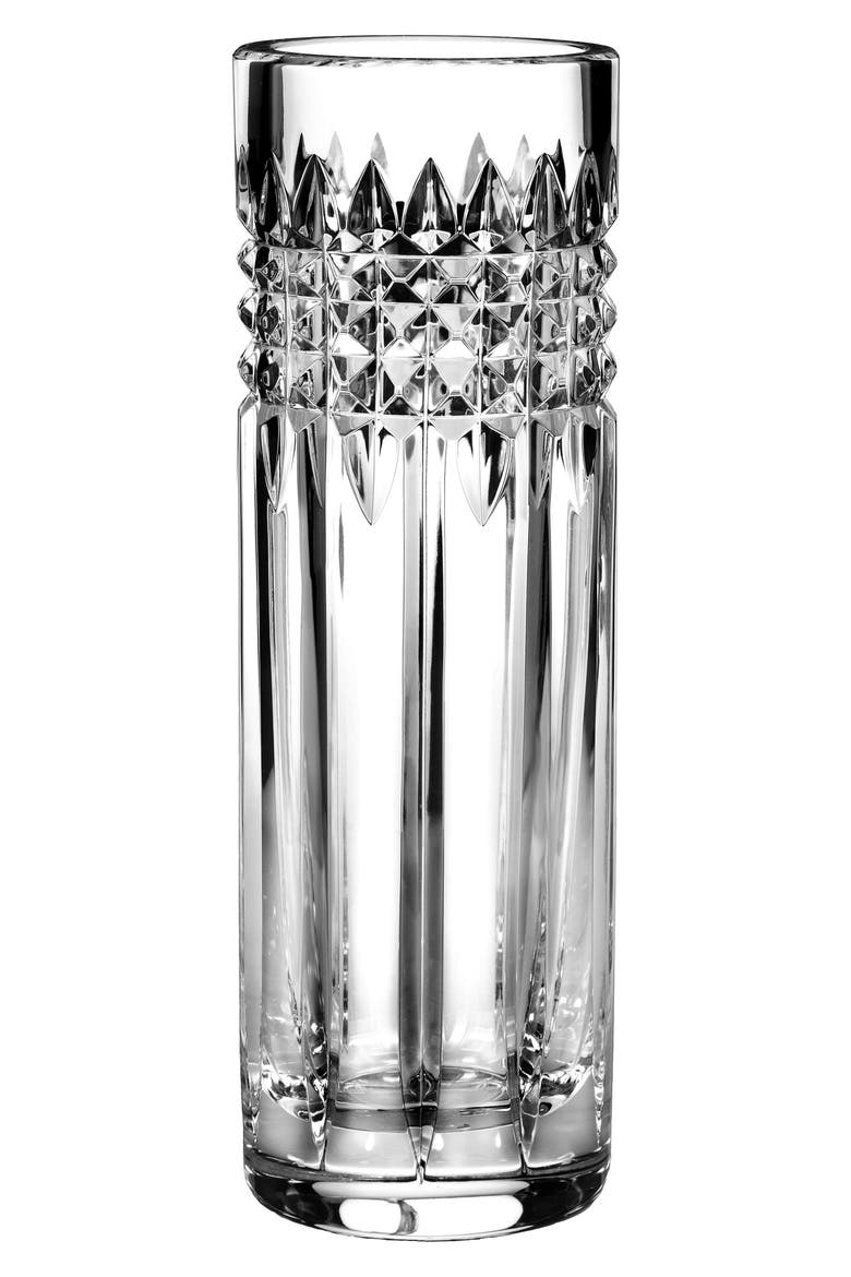 Fleurology Jeff Leatham Tina Lead Crystal Bud Vase, Main, color, CRYSTAL