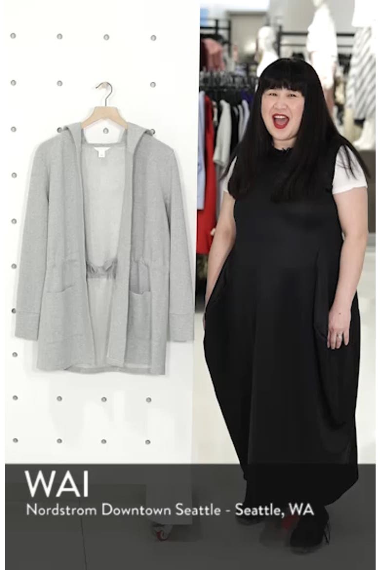 Hooded French Terry Cardigan video