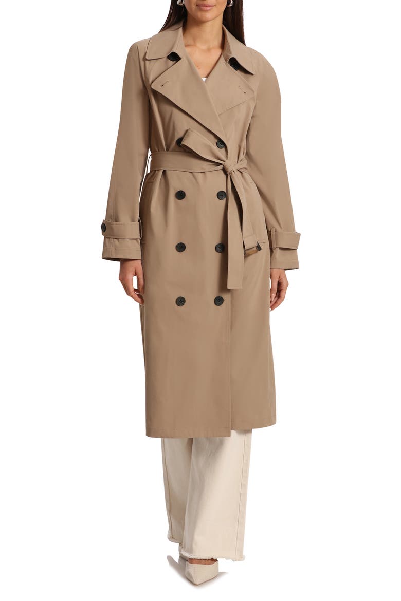 Oversize Lightweight Trench Coat, Alternate, color, TAN