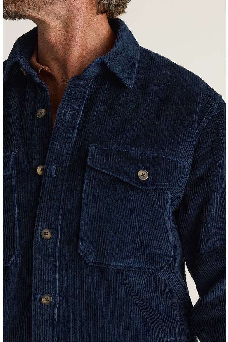 Corduroy Overshirt, Alternate, color, NAVY