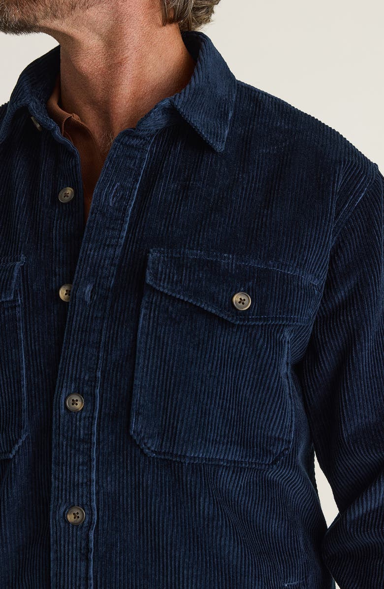 34 Heritage Corduroy Overshirt, Alternate, color, Navy