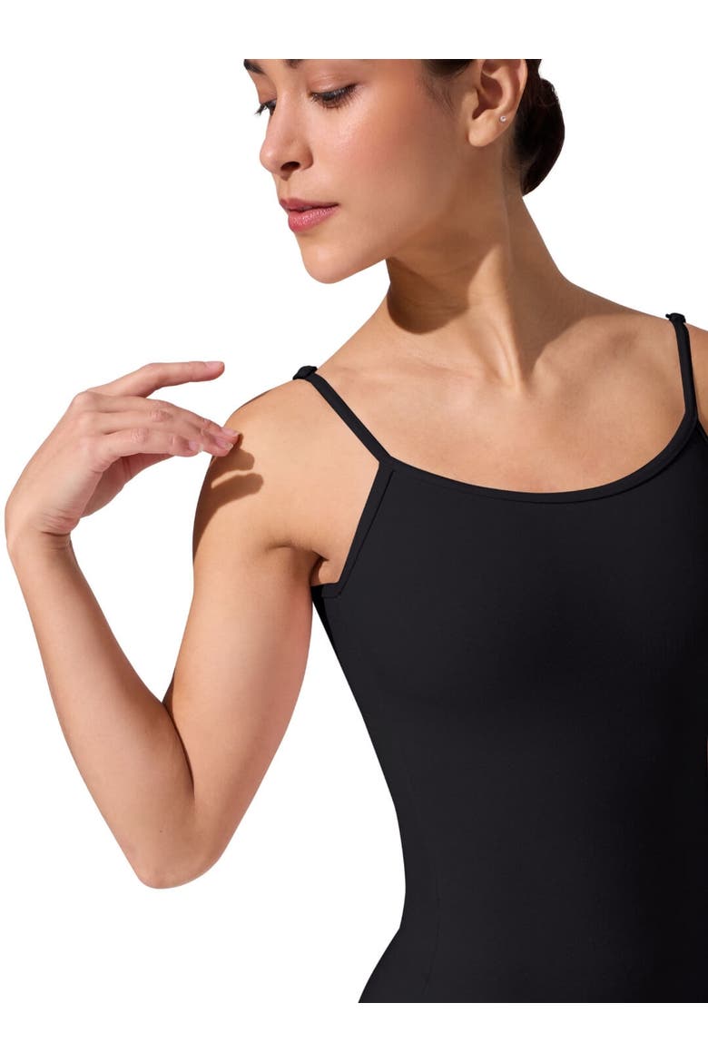 Camisole Leotard w/ Adjustable Straps, Alternate, color, black