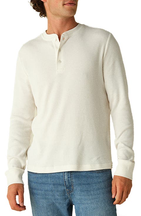 Hudson Organic Cotton Blend Waffle Henley