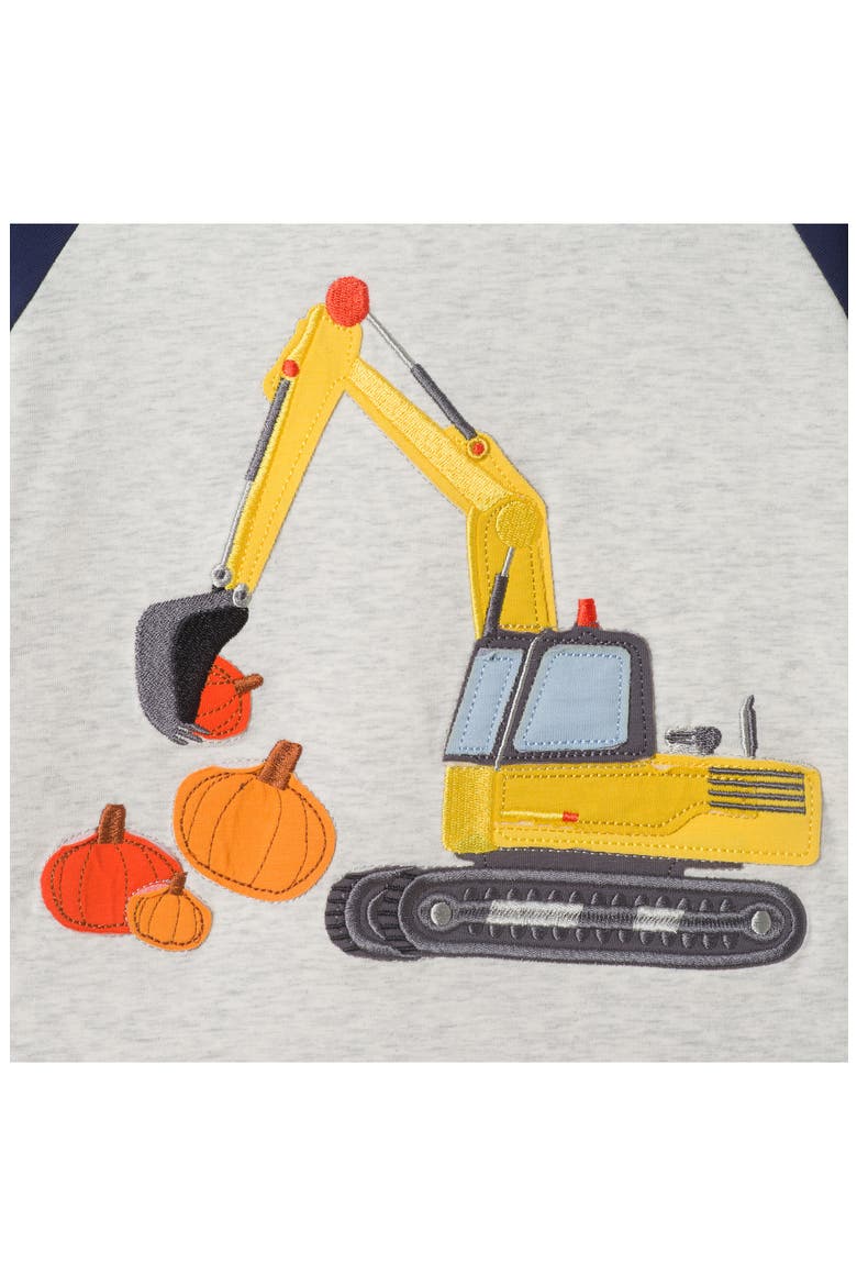 Kids' Excavator Hooded T-Shirt and Joggers Set, Alternate, color, NAVY FALL