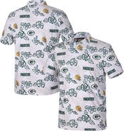 Reyn Spooner Men's Reyn Spooner White Green Bay Packers Pua Performance Game Day Polo
